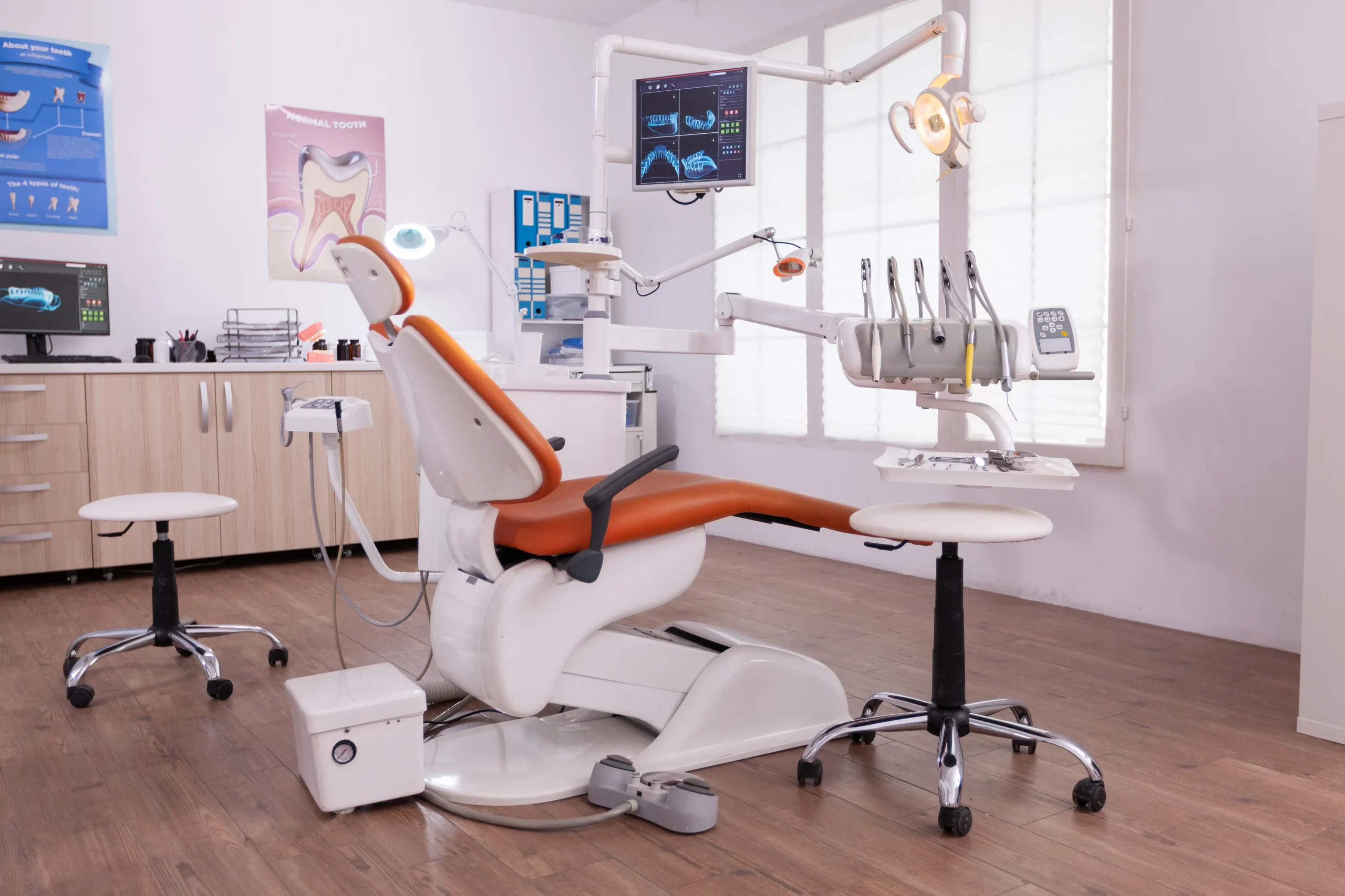 empty-modern-teethcare-stomatology-hospital-office-with-nobody-it-equipped-with-dental-intruments-ready-orthodontist-healthcare-treatment-tooth-radiography-images-display(dentalsquarebd)